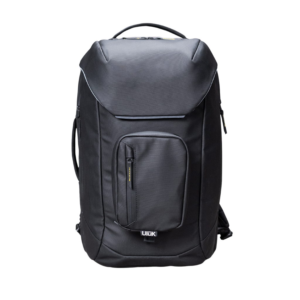UlūK Outdoors EDC .28 TPU Onyx Black  backpack Front View