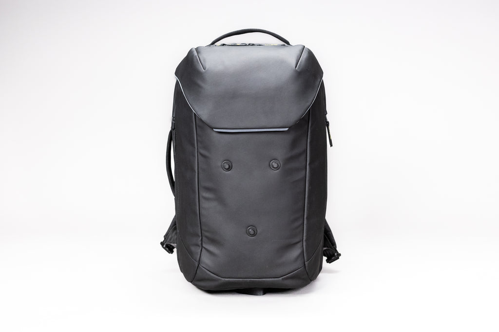 EDC .28 TPU Onyx Black Backpack front angle view by Ulūk Outdoors on white background 