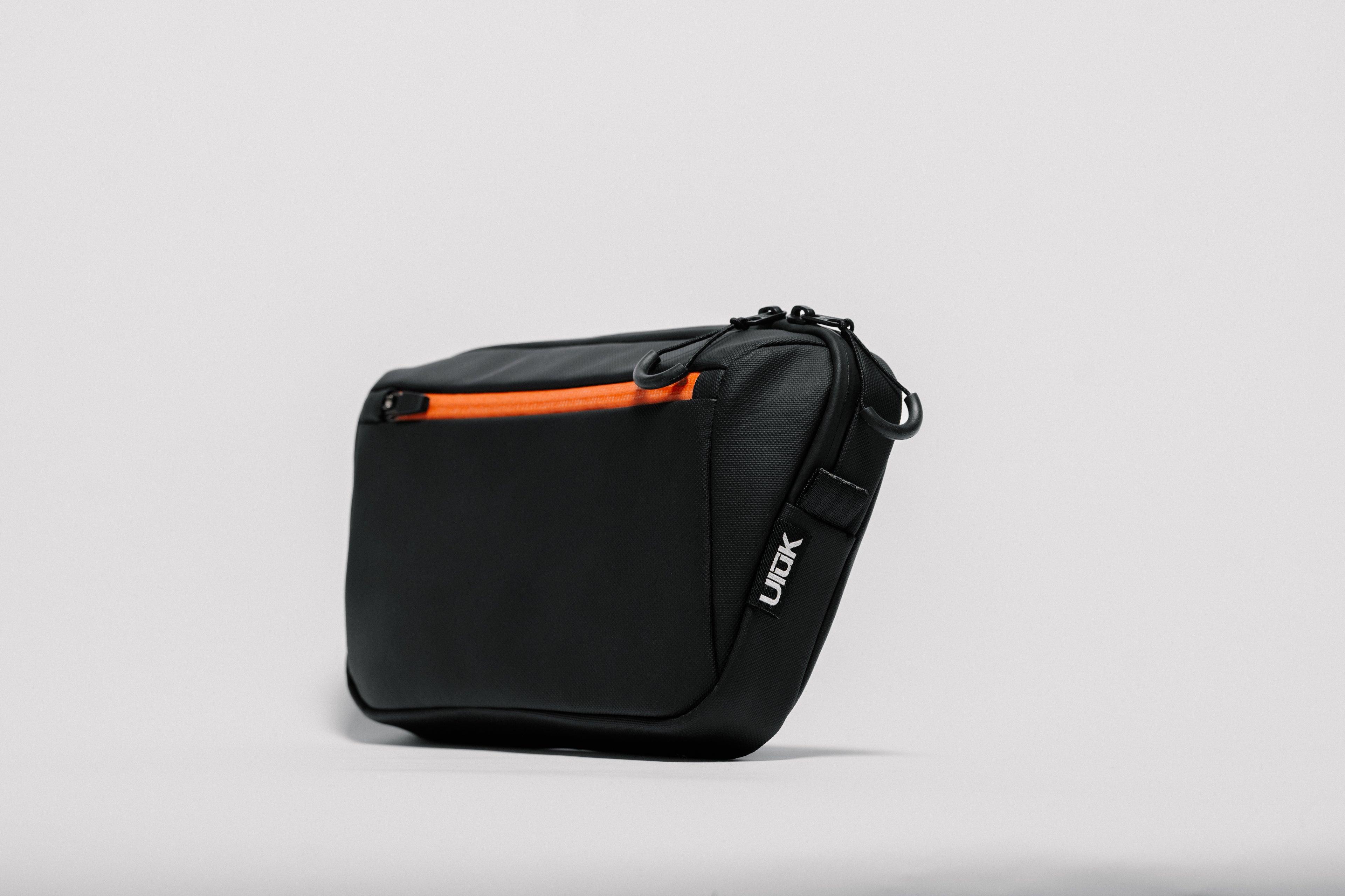 Angled view of EDC 2L TPU Onyx Black Sling